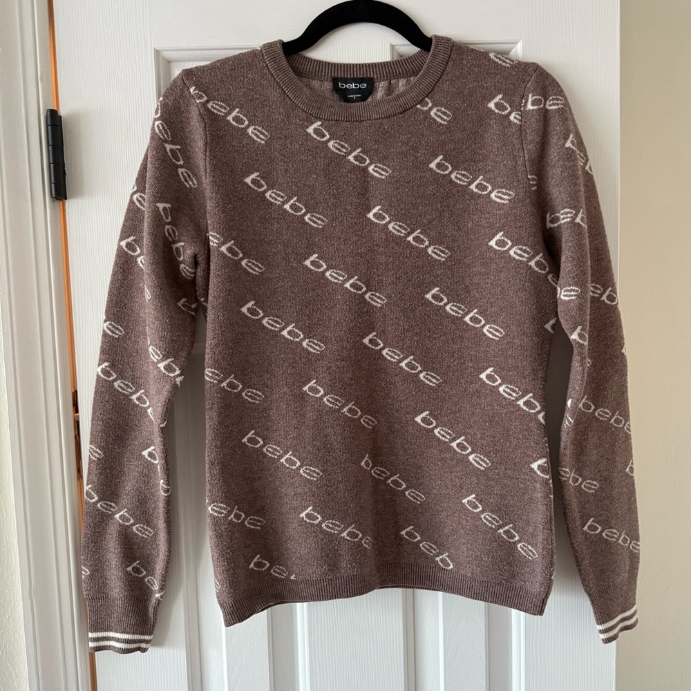Bebe Brown Crewneck women’s Sweater